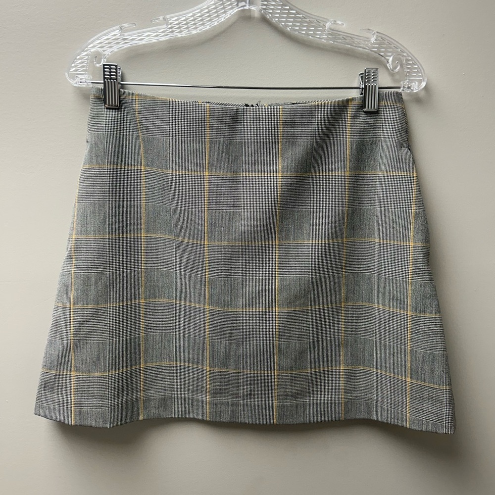 Wilfred Renee Grey & Gold Mini Skirt‎